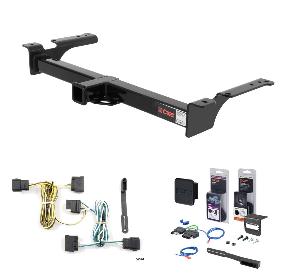 2004 - 2006 Ford Econoline van Curt 2" Class 4 Trailer Tow Hitch + 5-Flat Wiring Kit Tow Boat/Utility Trailer with Surge Brakes 14053 thumbnail 0