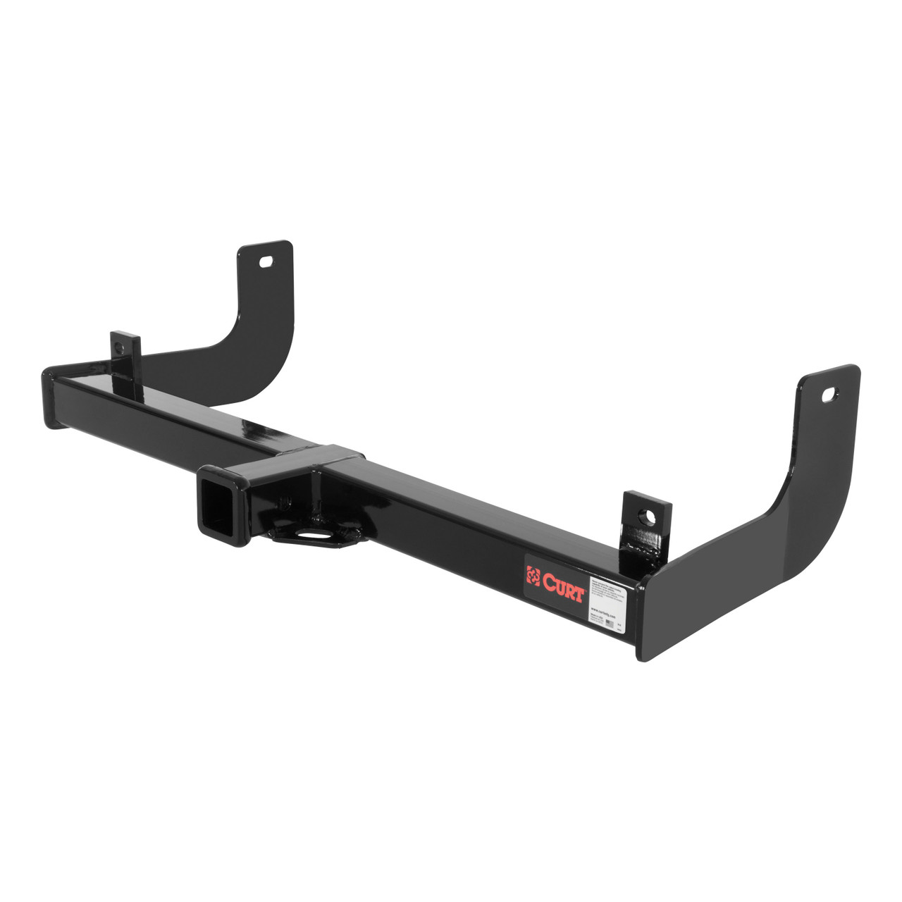 2010 - 2014 Ford F-150 Excluding factory receiver Curt 2" Class 3 Trailer Tow Hitch + 5-Flat Wiring Kit Tow Boat/Utility Trailer with Surge Brakes 13368 thumbnail 2