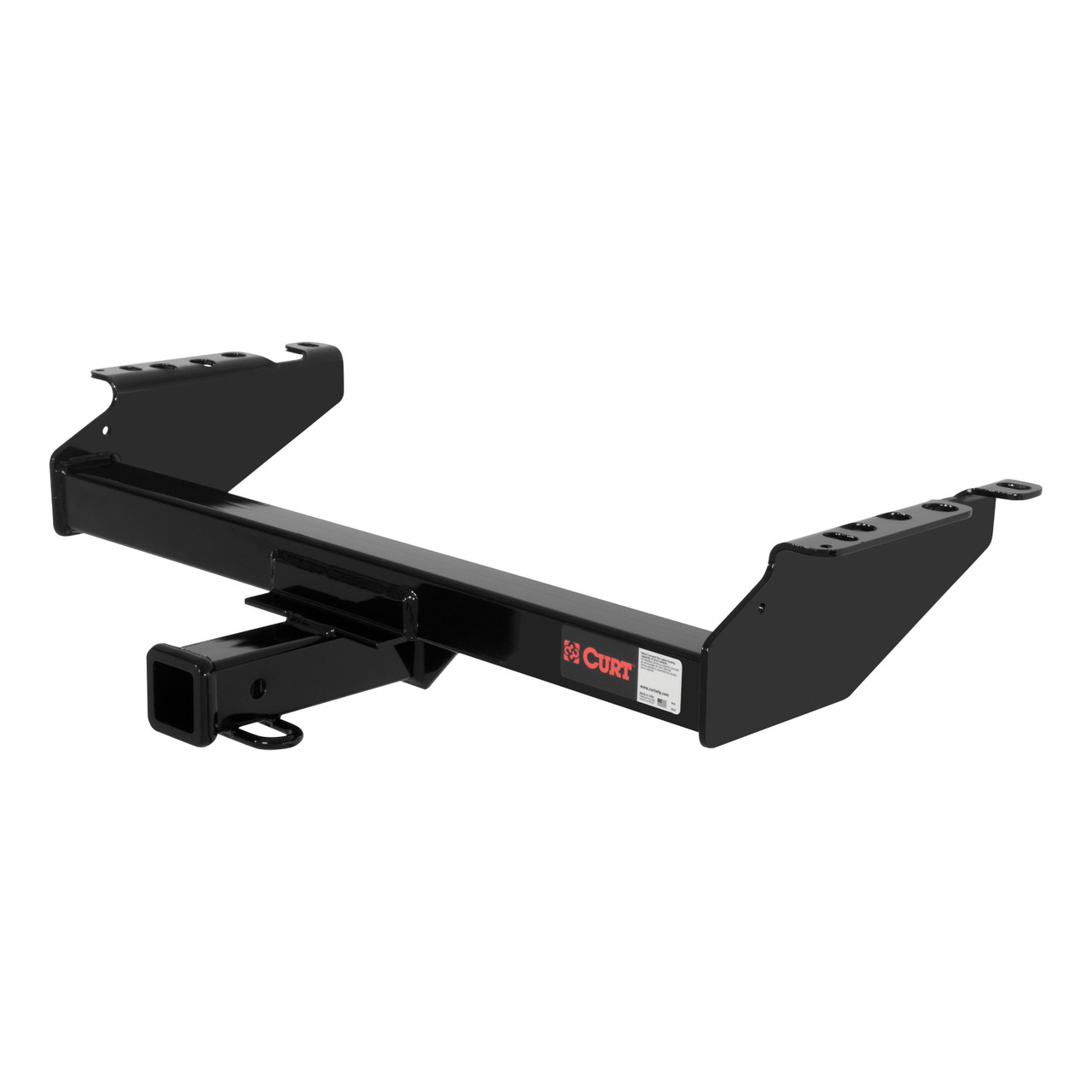1987 - 1996 Ford F-350 Old body, excluding with 10" drop bumper Curt 2" Class 3 Trailer Tow Hitch + 5-Flat Wiring Kit Tow Boat/Utility Trailer with Surge Brakes 13310 thumbnail 2