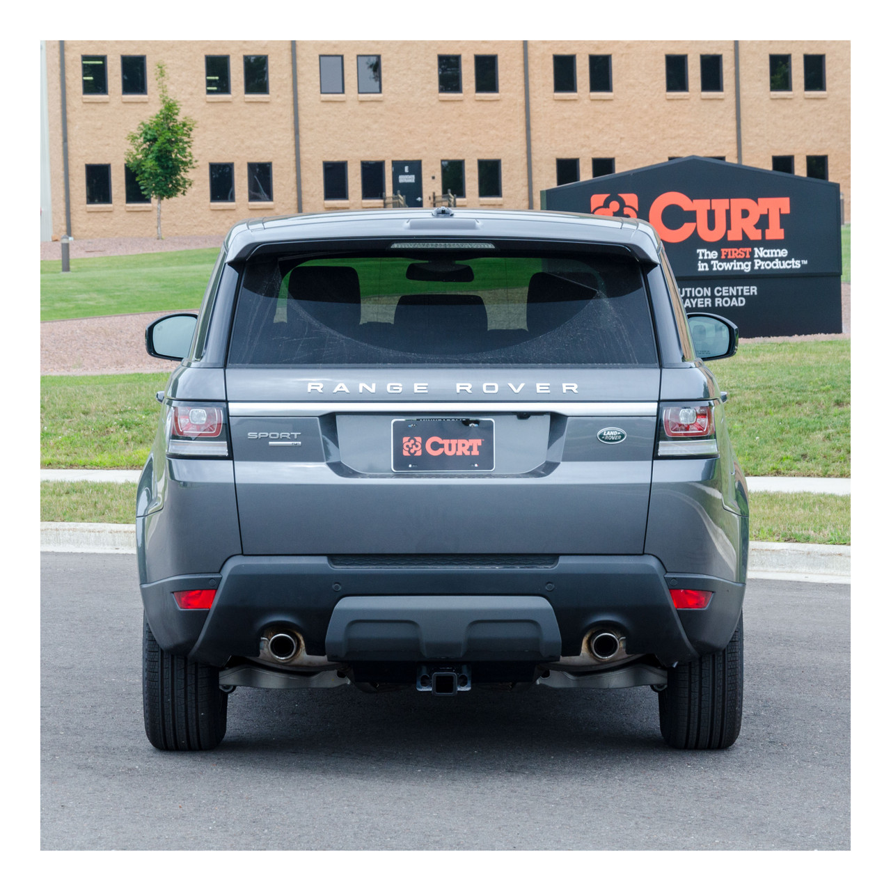 2015 - 2022 Land Rover Range Rover Sport Excluding hybrid Curt 2" Class 3 Trailer Tow Hitch + 5-Flat Wiring Kit Tow Boat/Utility Trailer with Surge Brakes 13243 thumbnail 8
