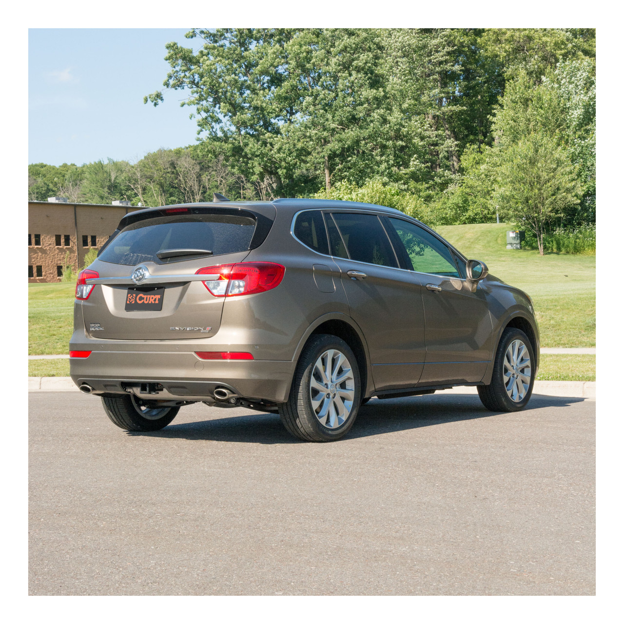 2017 - 2018 Buick Envision Curt 2" Class 3 Trailer Tow Hitch + 5-Flat Wiring Kit Tow Boat/Utility Trailer with Surge Brakes 13292 thumbnail 4
