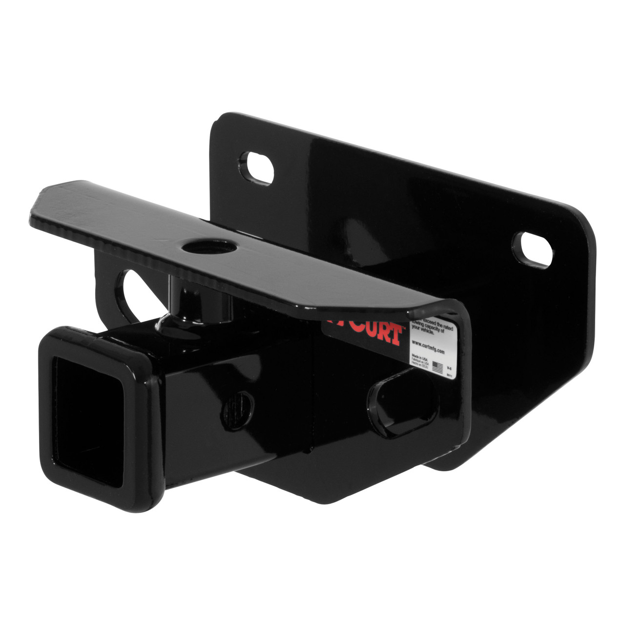 2011 - 2013 RAM 3500 6' bed, excluding factory receiver Curt 2" Class 3 Trailer Tow Hitch + 5-Flat Wiring Kit Tow Boat/Utility Trailer with Surge Brakes 13333 thumbnail 2