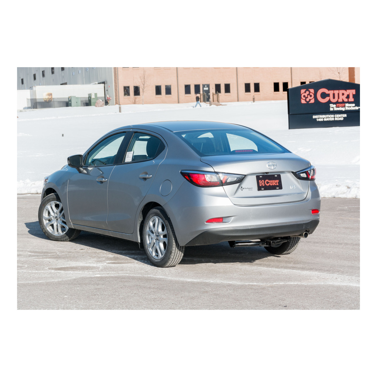 2016 Scion iA Curt 1-1/4" Class 1 Trailer Tow Hitch + 5-Flat Wiring Kit Tow Boat/Utility Trailer with Surge Brakes 11421 thumbnail 4