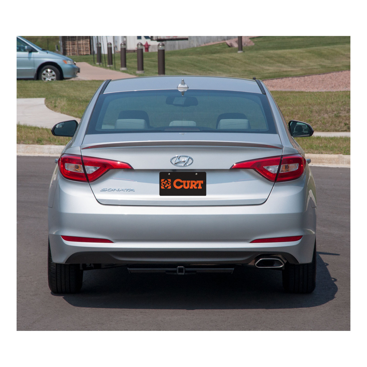 2018 - 2019 Hyundai Sonata Curt 1-1/4" Class 1 Trailer Tow Hitch + 5-Flat Wiring Kit Tow Boat/Utility Trailer with Surge Brakes 11402-1 thumbnail 8