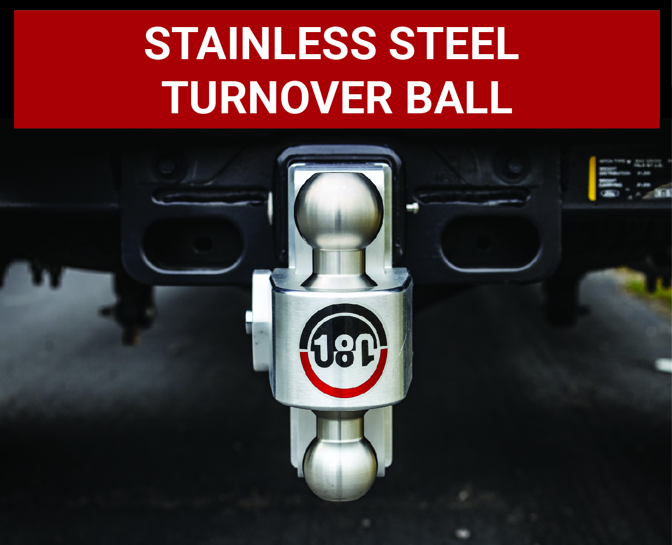 Weigh Safe 180 Hitch - Drop Hitch w/SS Combo Ball -  6" Drop for 2" Shank LTB6-2 thumbnail 5