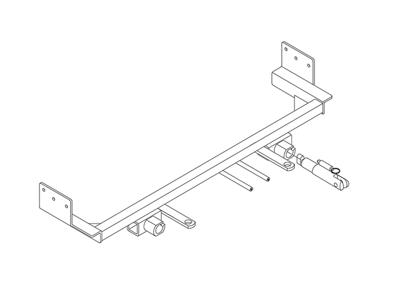 BlueOx Tow Bar Base Plate, Front Mount, RV Flat Towing for Select, DODGE STRATUS R/T E13 thumbnail 0