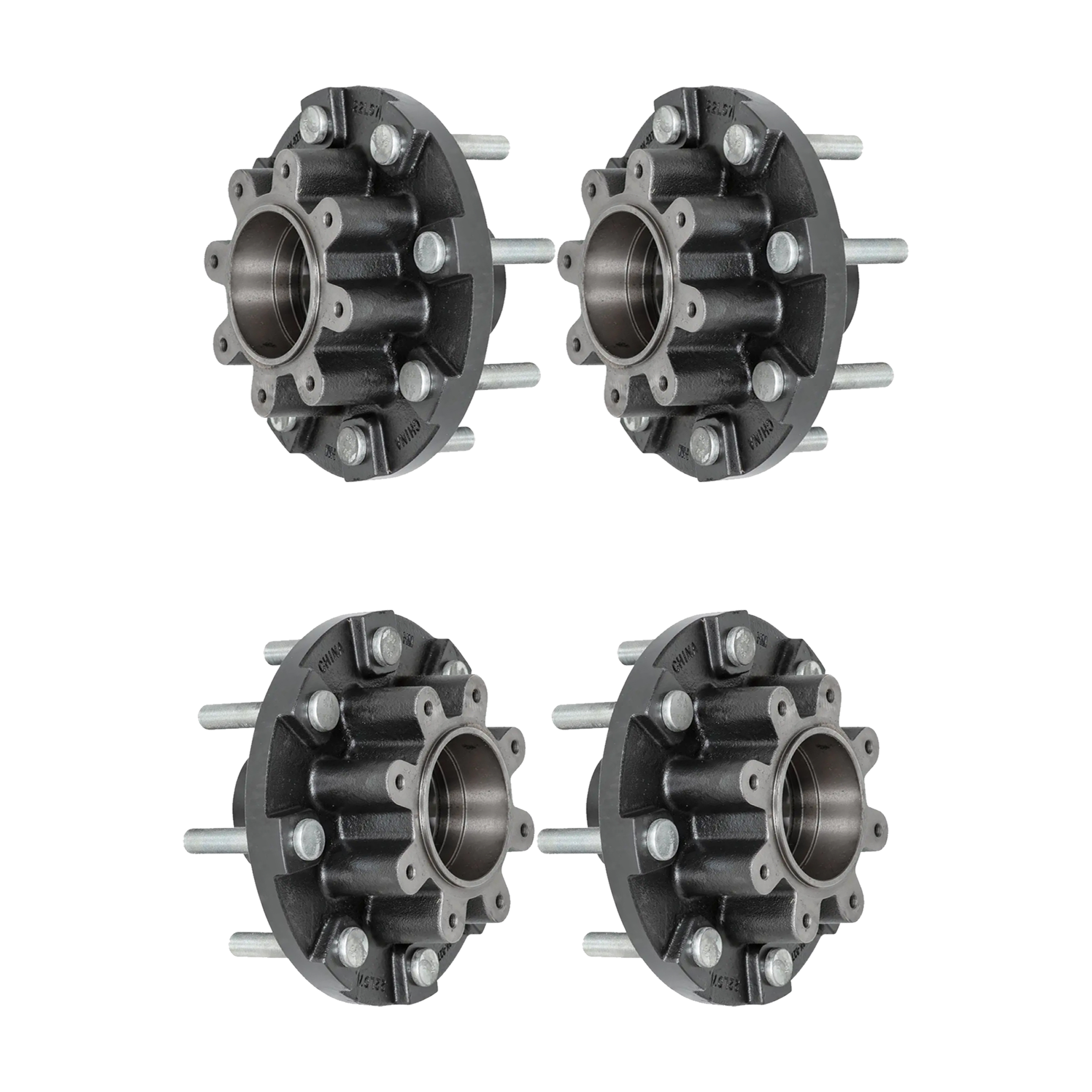 Lippert (4-Pack) 16K Threaded Trailer Idler Hub - , 8 on 275 mm, 17-1/2" Wheel Size, M22 Studs - Heavy-Duty Trailer Component LIPKIT4JCHG thumbnail 0
