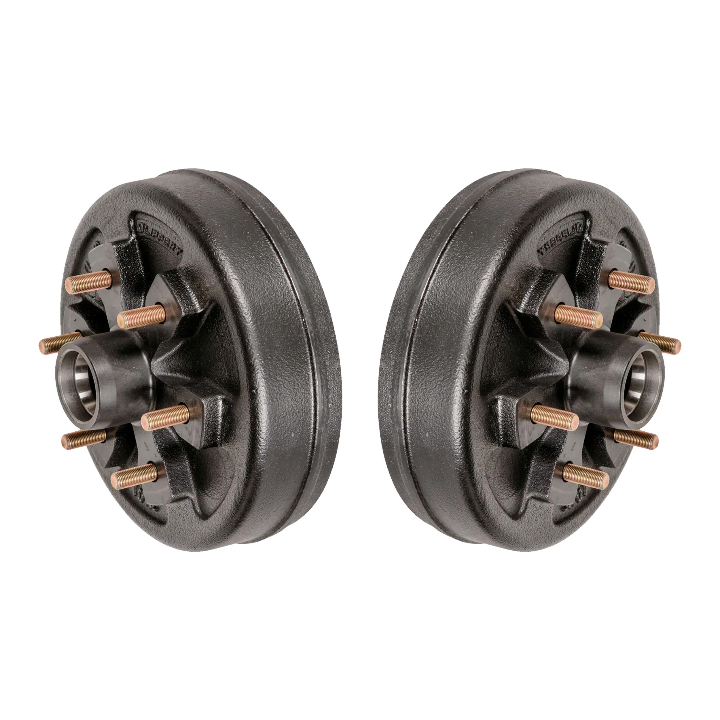 Lippert (2-Pack) 4400 lbs 10" Brake Hub, 6 on 5.5"; 1/2" Stud - 4,400 - Heavy-Duty Trailer Component thumbnail 0