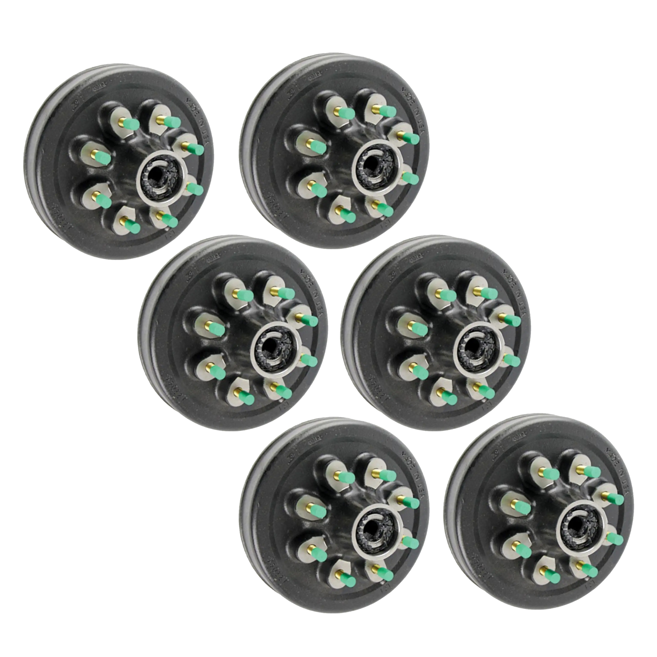 Lippert (6-Pack) 8K lbs. 12" Threaded Hybrid Trailer Brake Hub - 8 on 6-1/2", 9/16" Studs, Oil - Heavy-Duty Trailer Component LIPKIT3I35I thumbnail 0