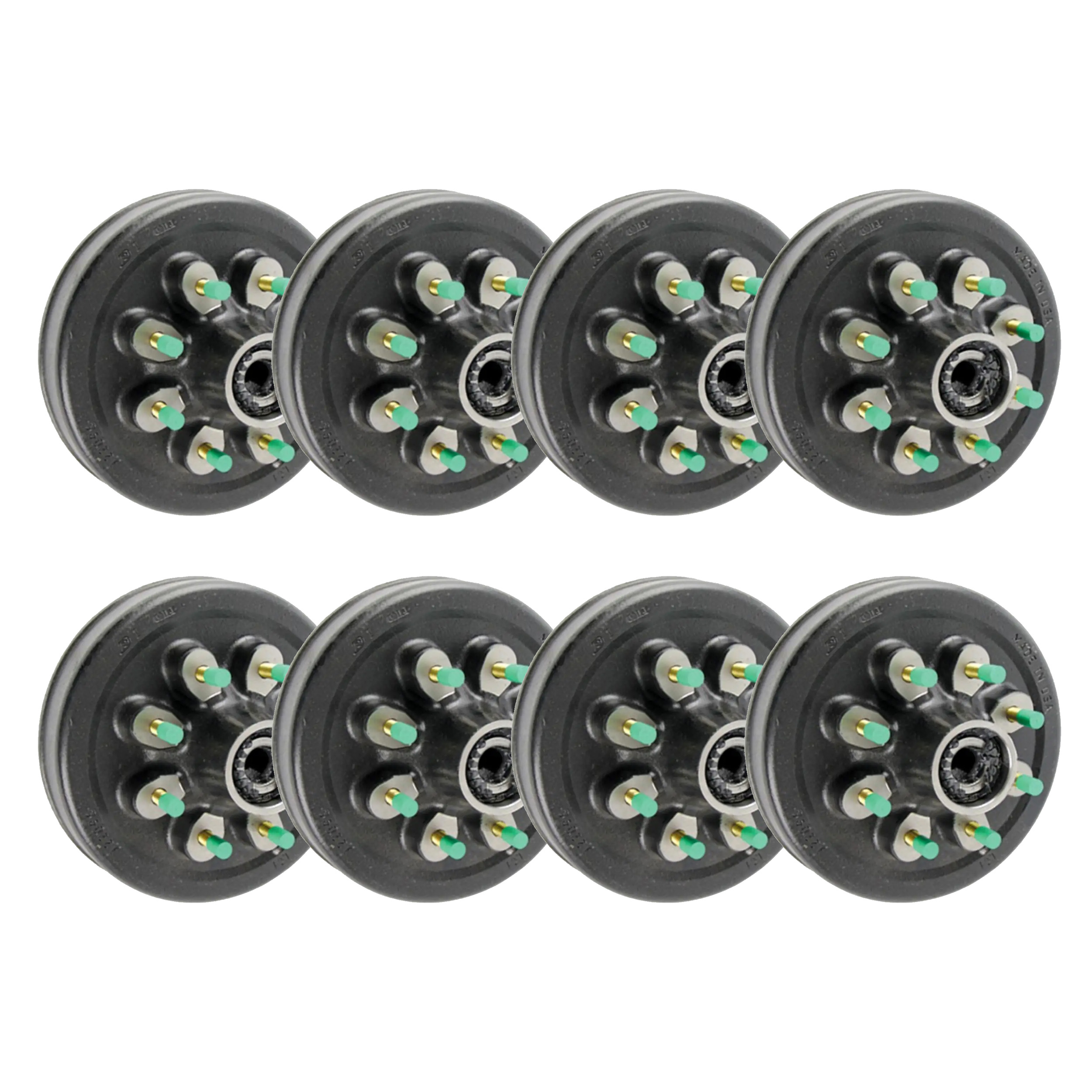 Lippert (8-Pack)  12" Threaded Hybrid Trailer Brake Hub - 8K, 8 on 6-1/2", 9/16" Studs - Heavy-Duty Trailer Component LIPKIT676AE thumbnail 0