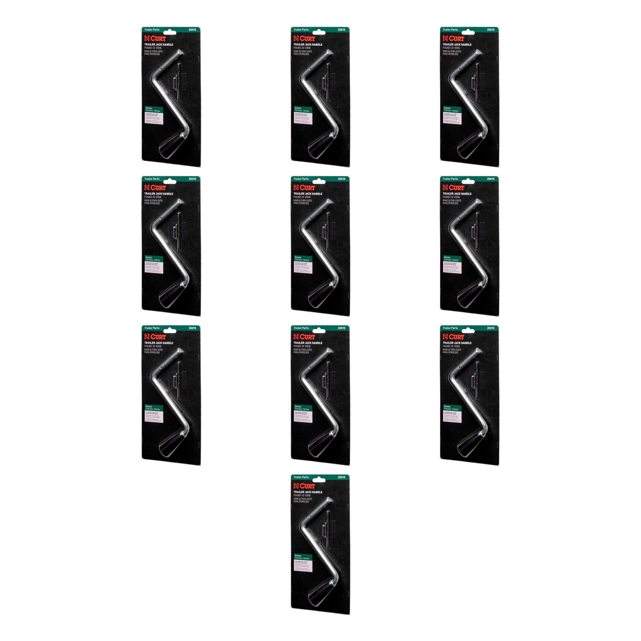 CURT (10-Pack) Replacement Side-Wind Trailer Jack Handle thumbnail 0