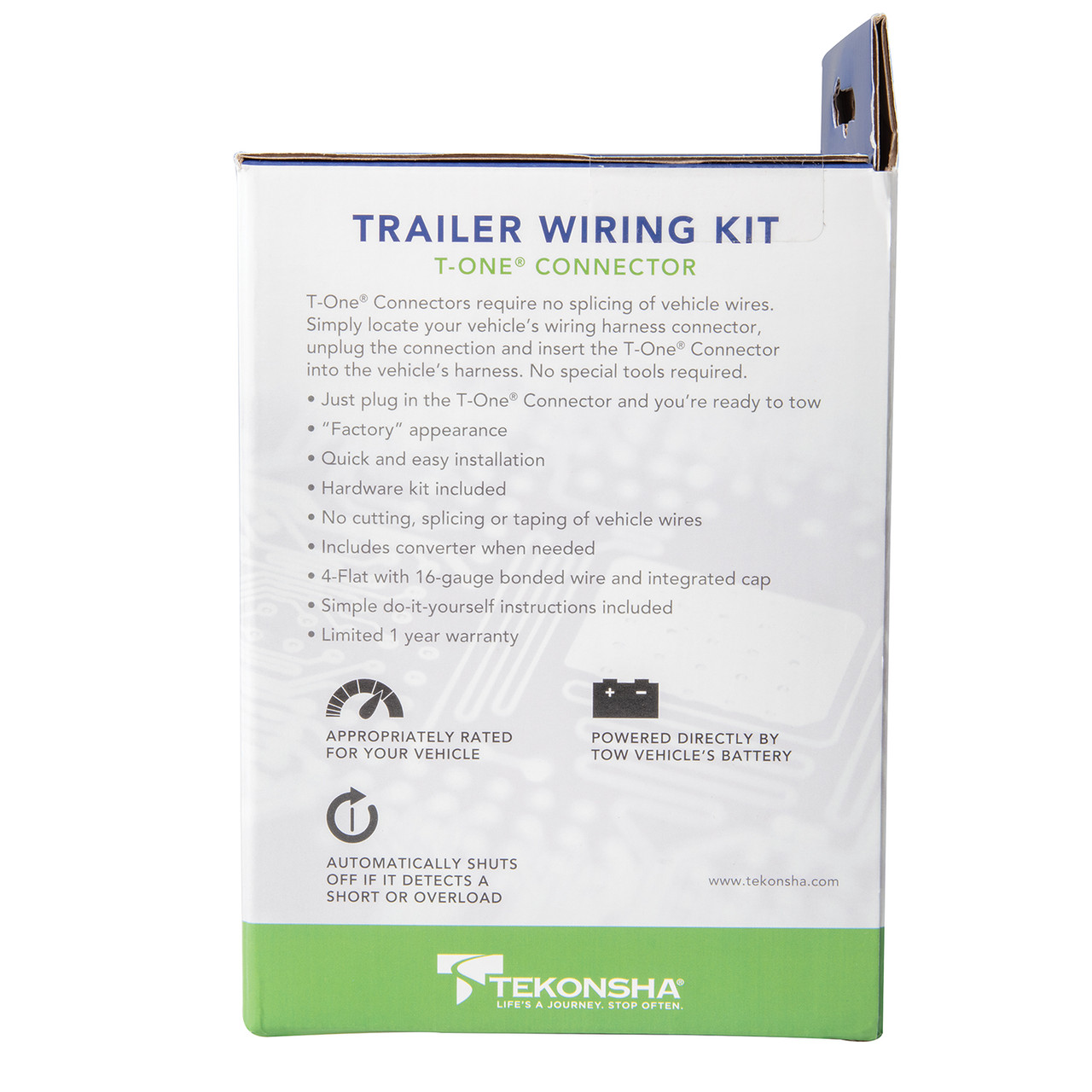 2015-2018 BMW X5 Tekonsha Plug & Play T-Connector Adapter Trailer Wiring 118743 thumbnail 7