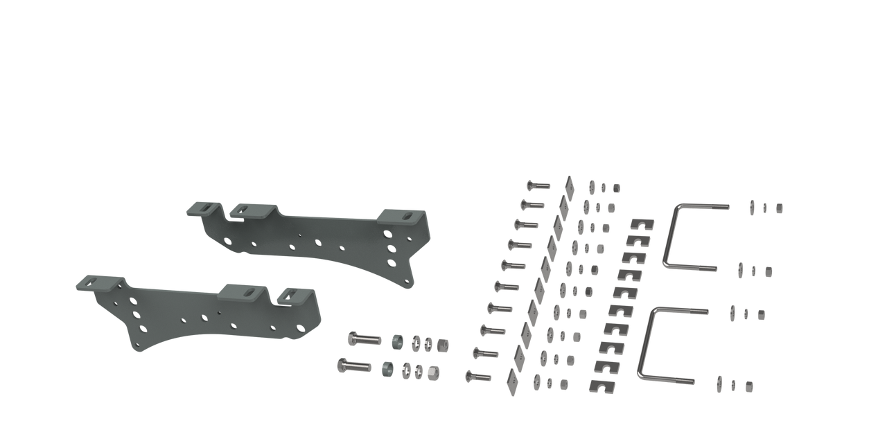 2005-2010 Ford F250 & F350 B&W Custom Installation Kit For Universal Mounting Rails For Some Ford Trucks RVK2400 thumbnail 0