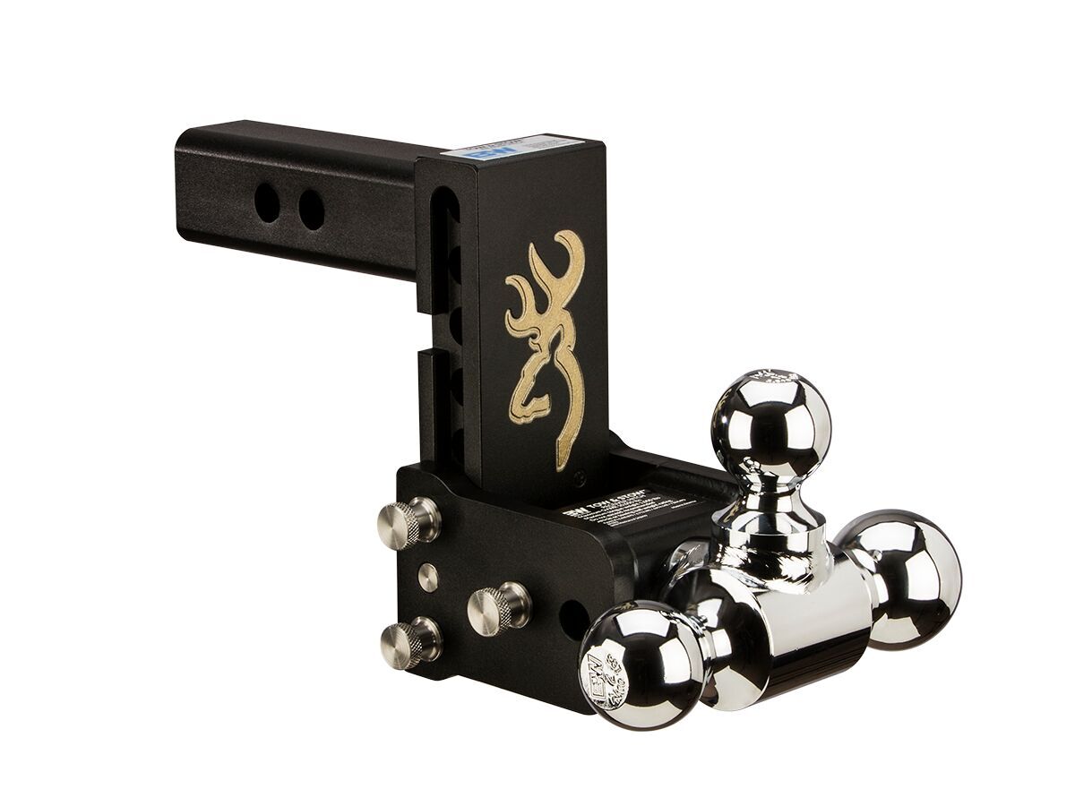B&W 10K 5" Drop 5.5" Rise ( 1-7/8" , 2-5/16" Balls) Adjustable Ball Mount Hitch For 2" Recievers  TS10048BB thumbnail 0