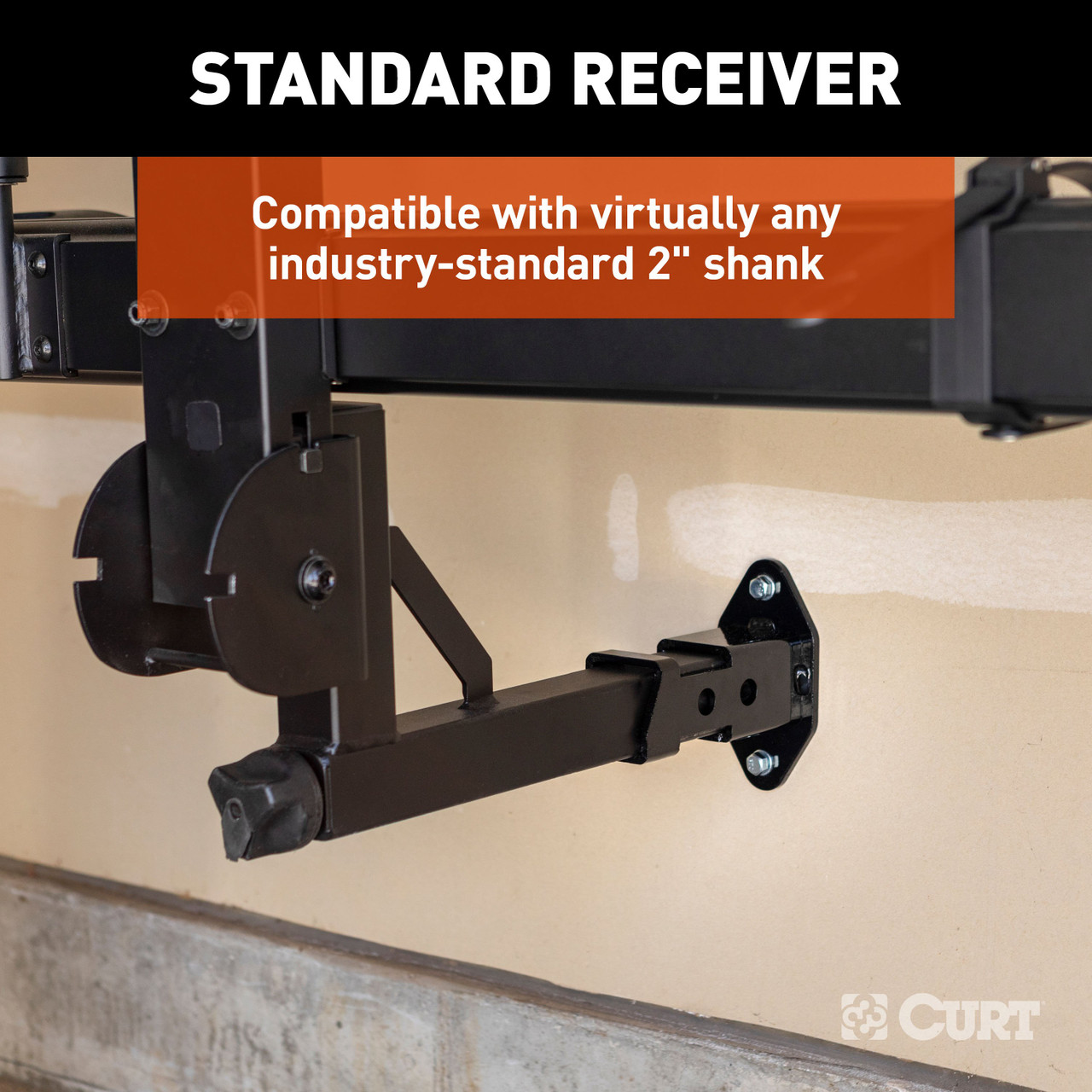 CURT 45069 Hitch Accessory Wall Mount, 2-Inch Receiver thumbnail 4