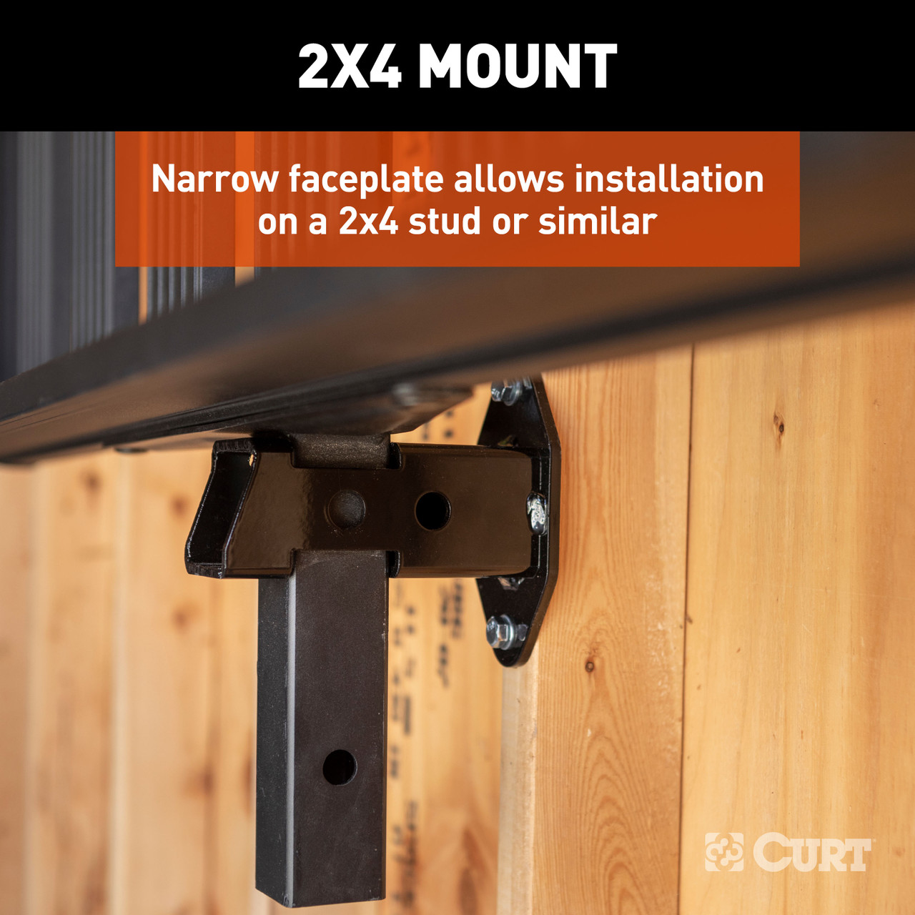 CURT 45069 Hitch Accessory Wall Mount, 2-Inch Receiver thumbnail 5