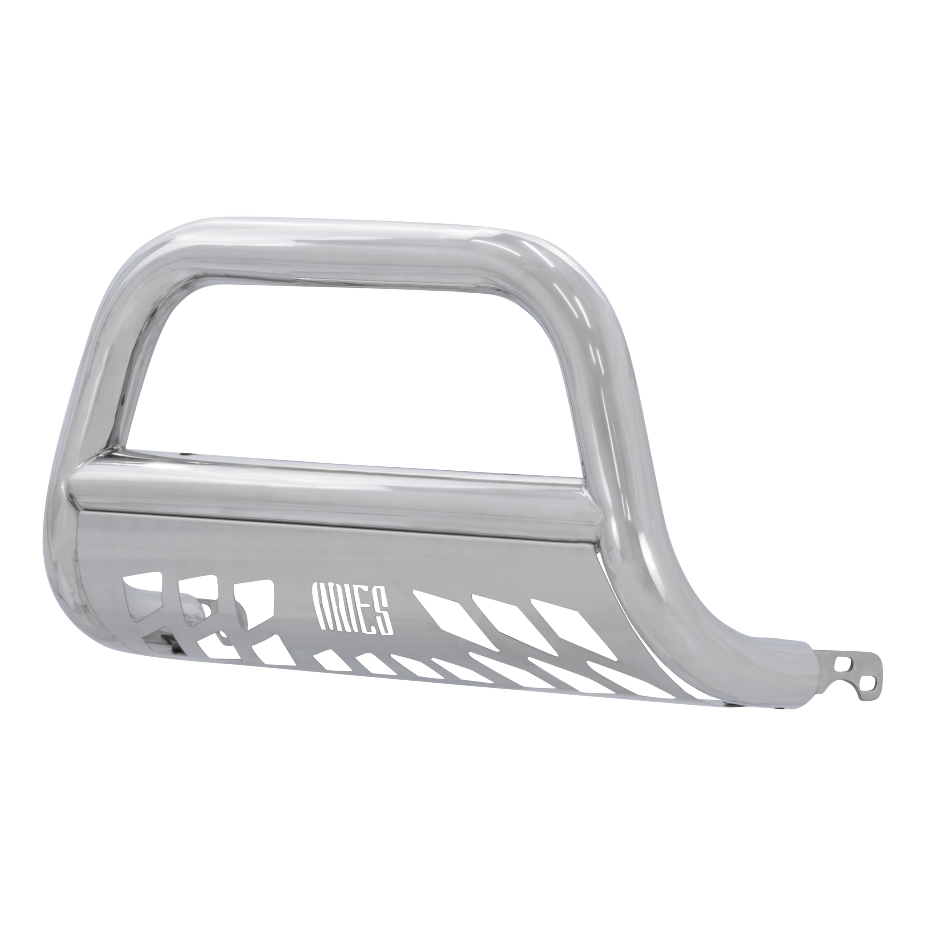 ARIES 3" Polished Stainless Bull Bar, Select Nissan Frontier, Pathfinder, Xterra Brush Guard thumbnail 0