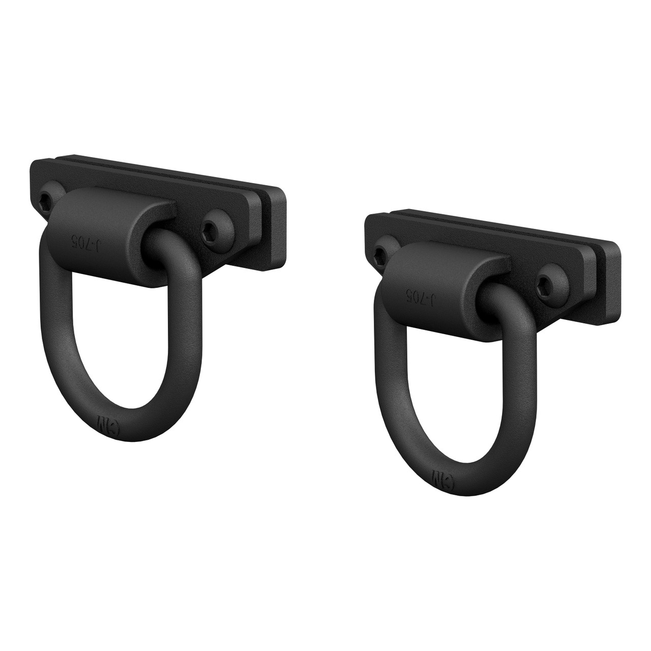 ARIES Bolt-On Anti-Rattle D-Rings (9,000 lbs, 2-Pack) Bumper D-Ring thumbnail 0