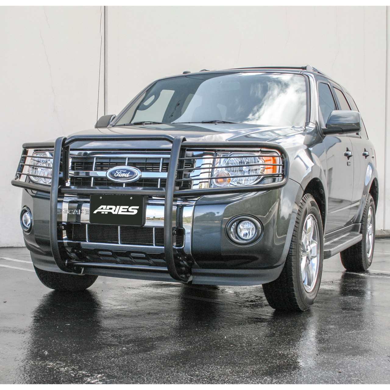 ARIES Black Steel Grille Guard, Select Ford Escape, Mazda Tribute Grille Guard thumbnail 7
