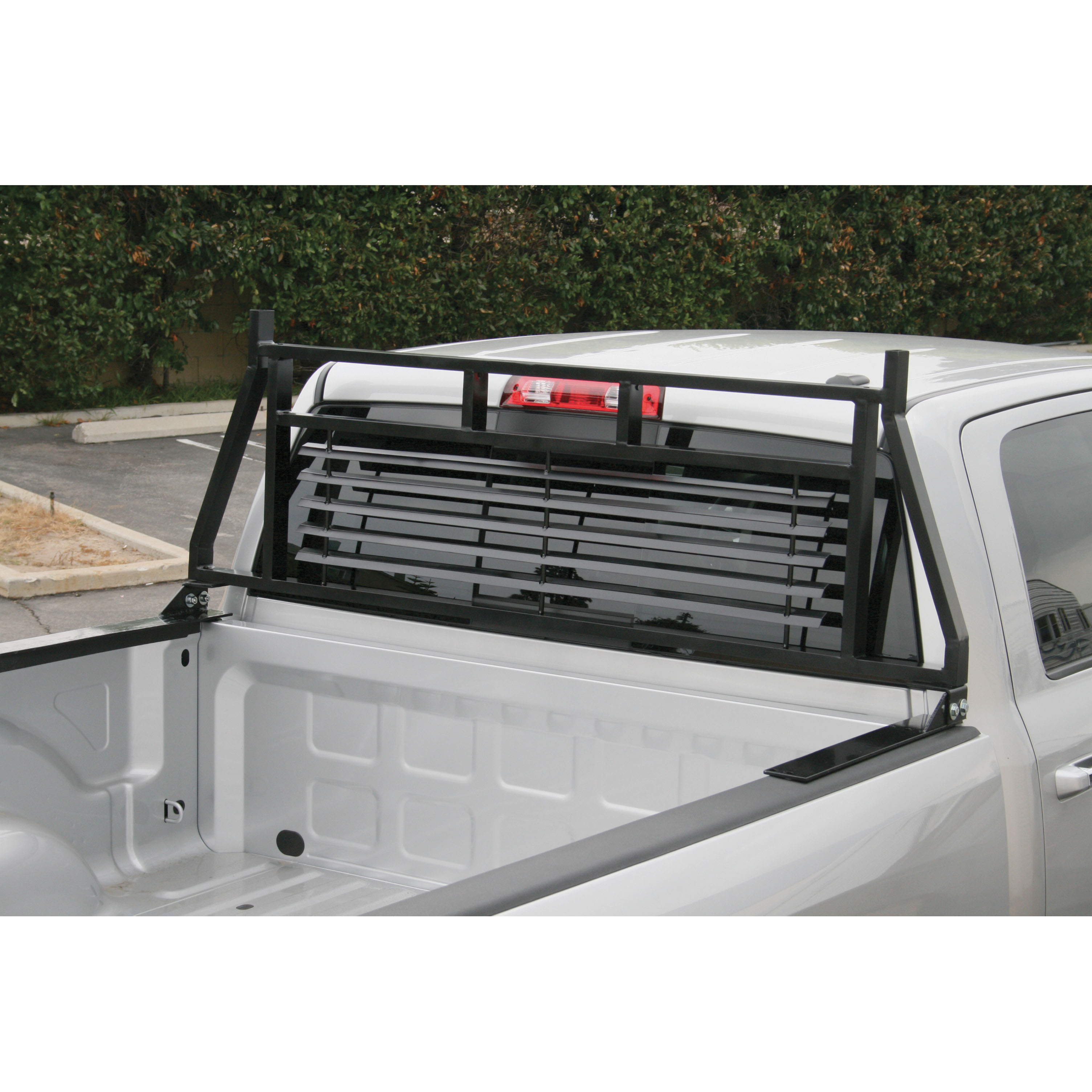 ARIES Classic Black Steel Headache Rack, Select Chevrolet, Ford, Dodge, GMC, Ram Truck Cab Protector / Headache Rack thumbnail 7