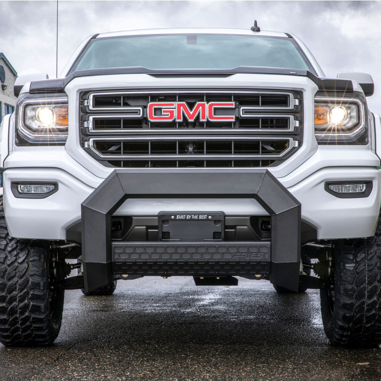 ARIES AdvantEDGE 5-1/2" Black Aluminum Bull Bar, Select Silverado, Sierra 2500, 3500 Brush Guard thumbnail 11