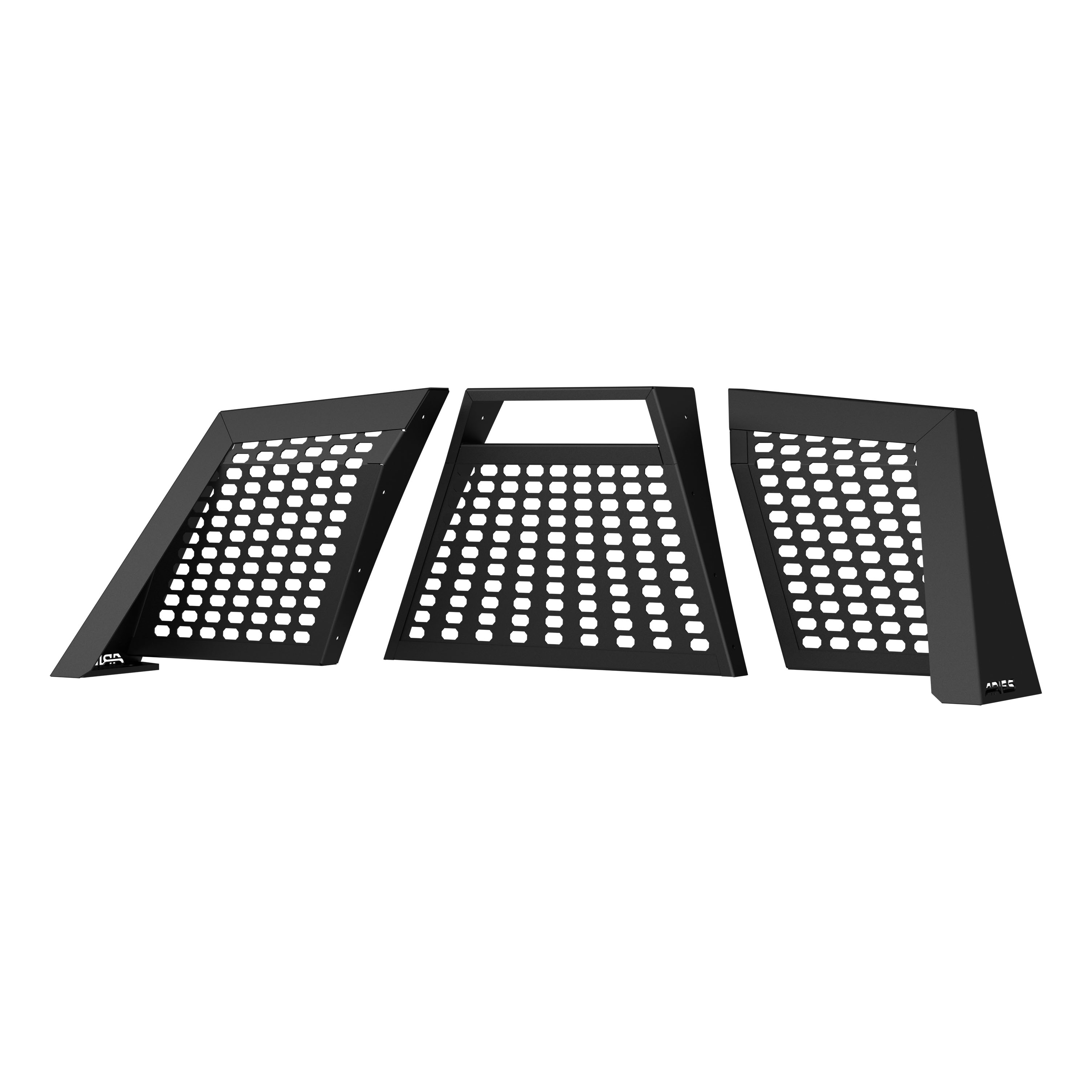ARIES Switchback Black Aluminum Headache Rack, Select Toyota Tundra Truck Cab Protector / Headache Rack thumbnail 3