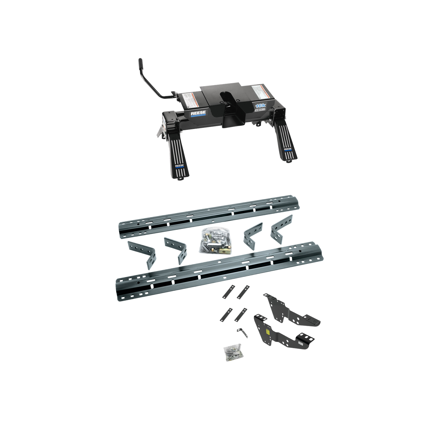 2007-2010 Chevrolet Silverado 3500 HD  Reese 16K Fifth Wheel, Dual Jaw, Complete System (Includes Rails & Custom Fit Brackets) thumbnail 0