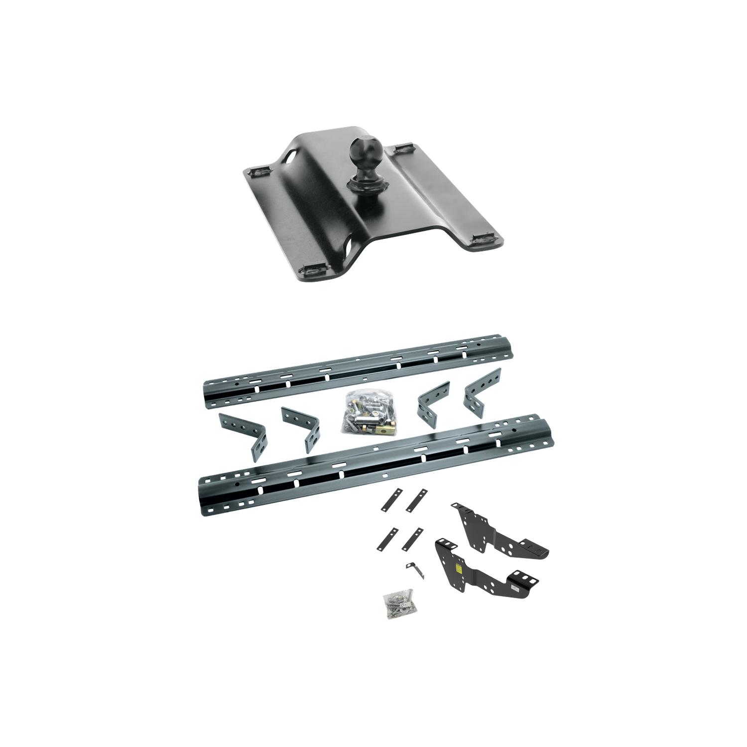 2007-2007 Chevrolet Silverado 1500 HD (Classic) Reese 25K Fifth Wheel Gooseneck Plate w/ Universal Rail Kit & Custom Fit Brackets thumbnail 0
