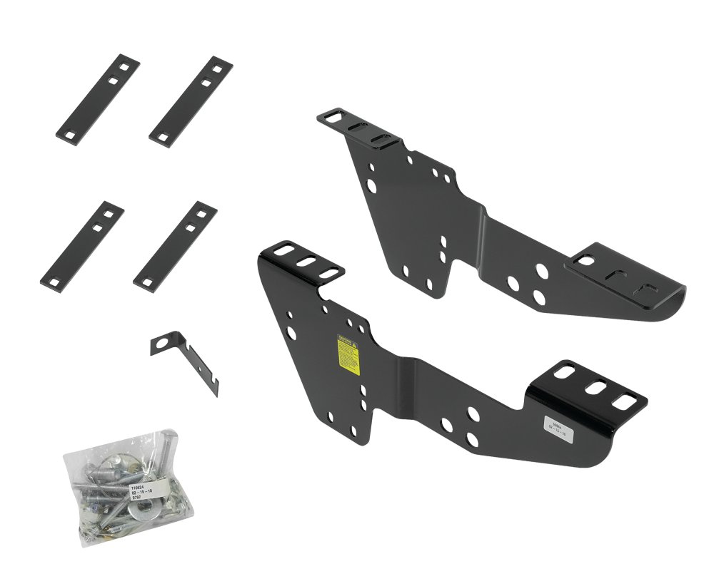 2007-2007 Chevrolet Silverado 1500 HD (Classic) Reese 25K Fifth Wheel Gooseneck Plate w/ Universal Rail Kit & Custom Fit Brackets thumbnail 2