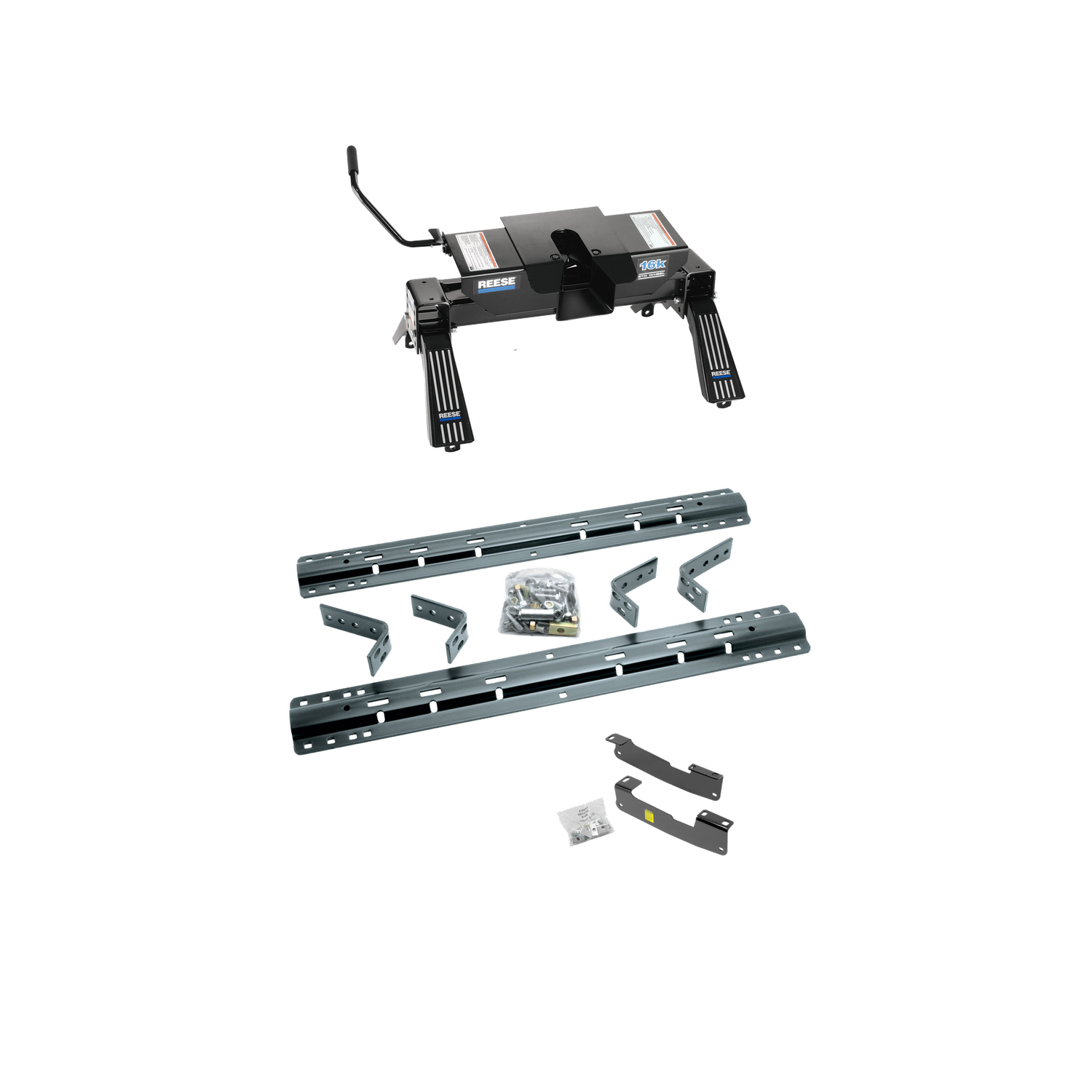 2009-2014 Ford F-150  Reese 16K Fifth Wheel, Dual Jaw, Complete System (Includes Rails & Custom Fit Brackets) thumbnail 0
