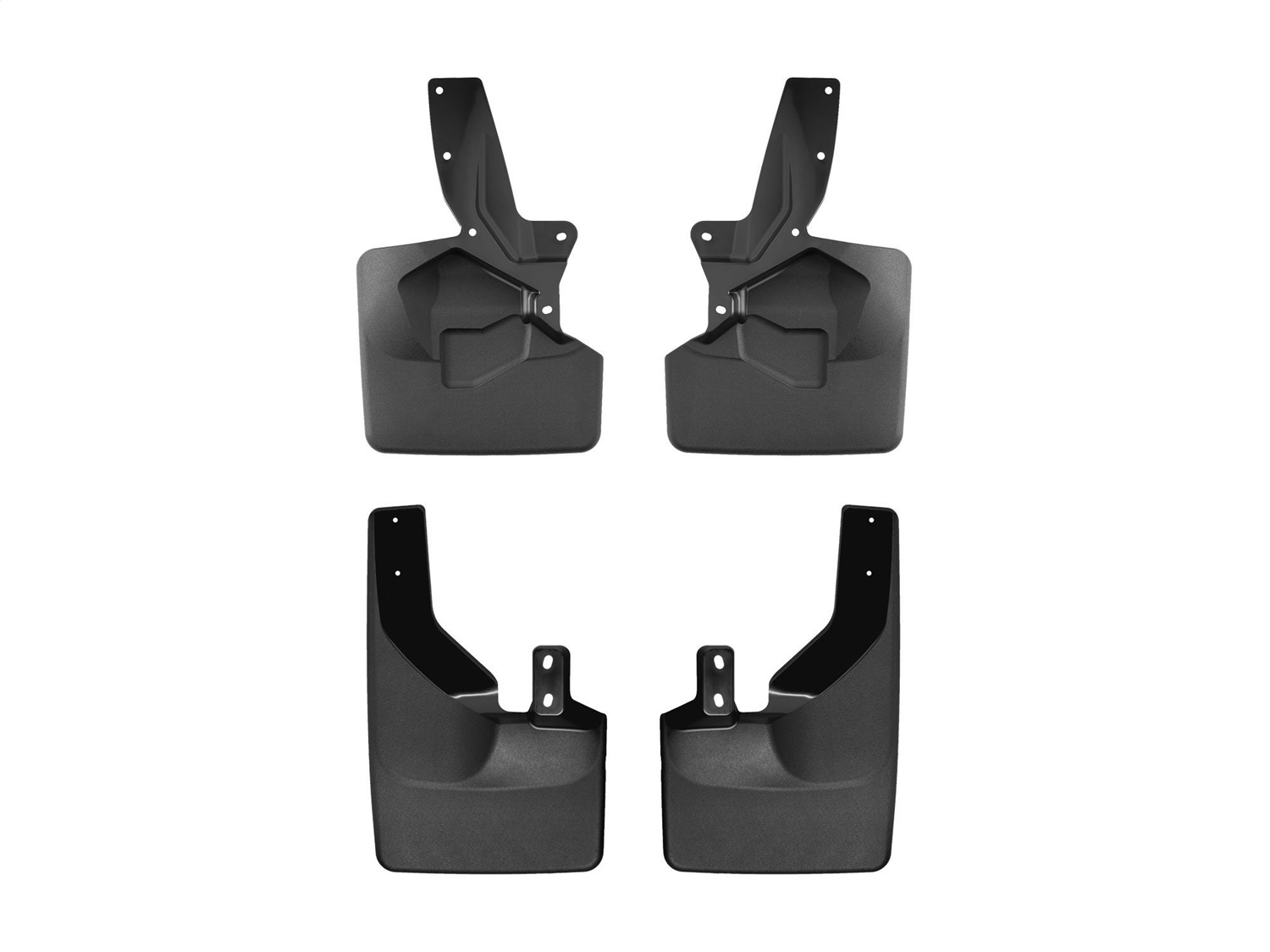 WeatherTech MudFlap No-Drill DigitalFit MudFlap Kit; Black 110148-120148 thumbnail 0