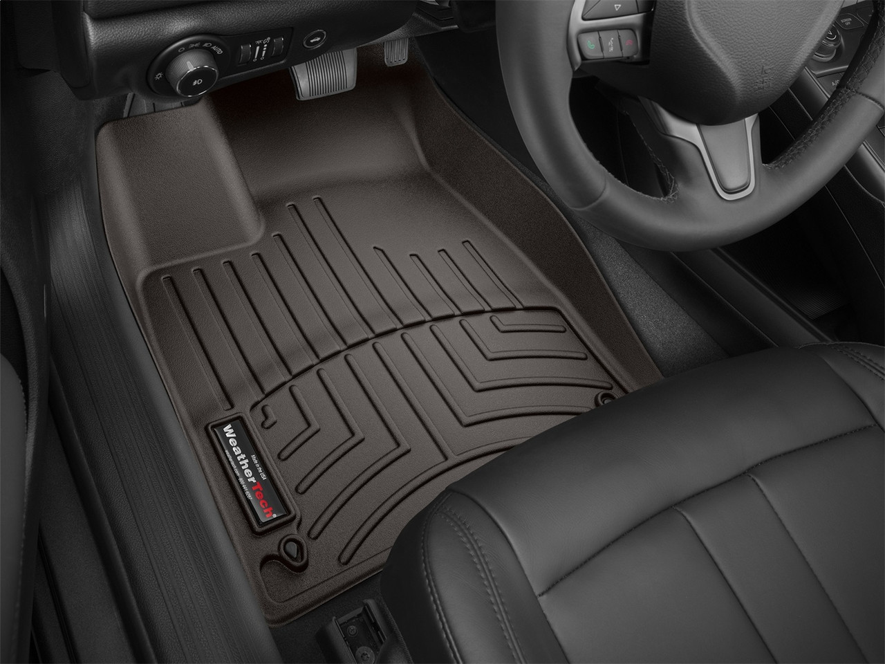 WeatherTech FloorLinerTM DigitalFit; Cocoa; Front 476891 thumbnail 0
