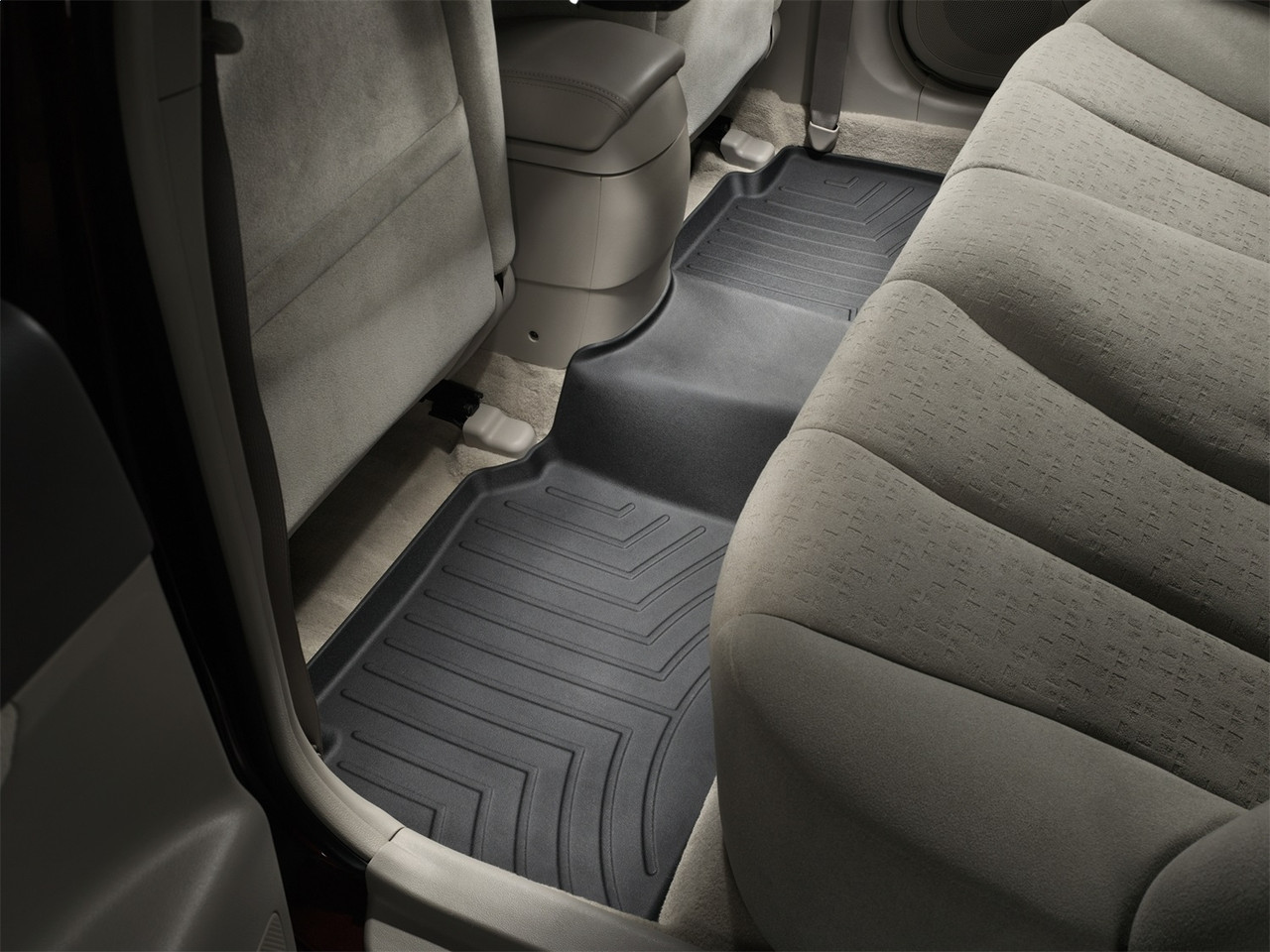 WeatherTech FloorLinerTM DigitalFit; Black; Rear 441602 thumbnail 1