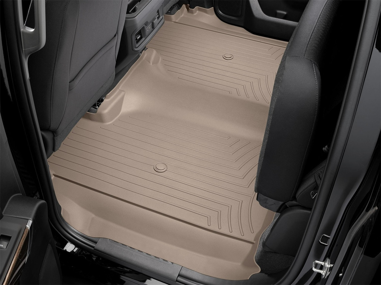 WeatherTech FloorLinerTM DigitalFit; Tan; Rear 4514365 thumbnail 0