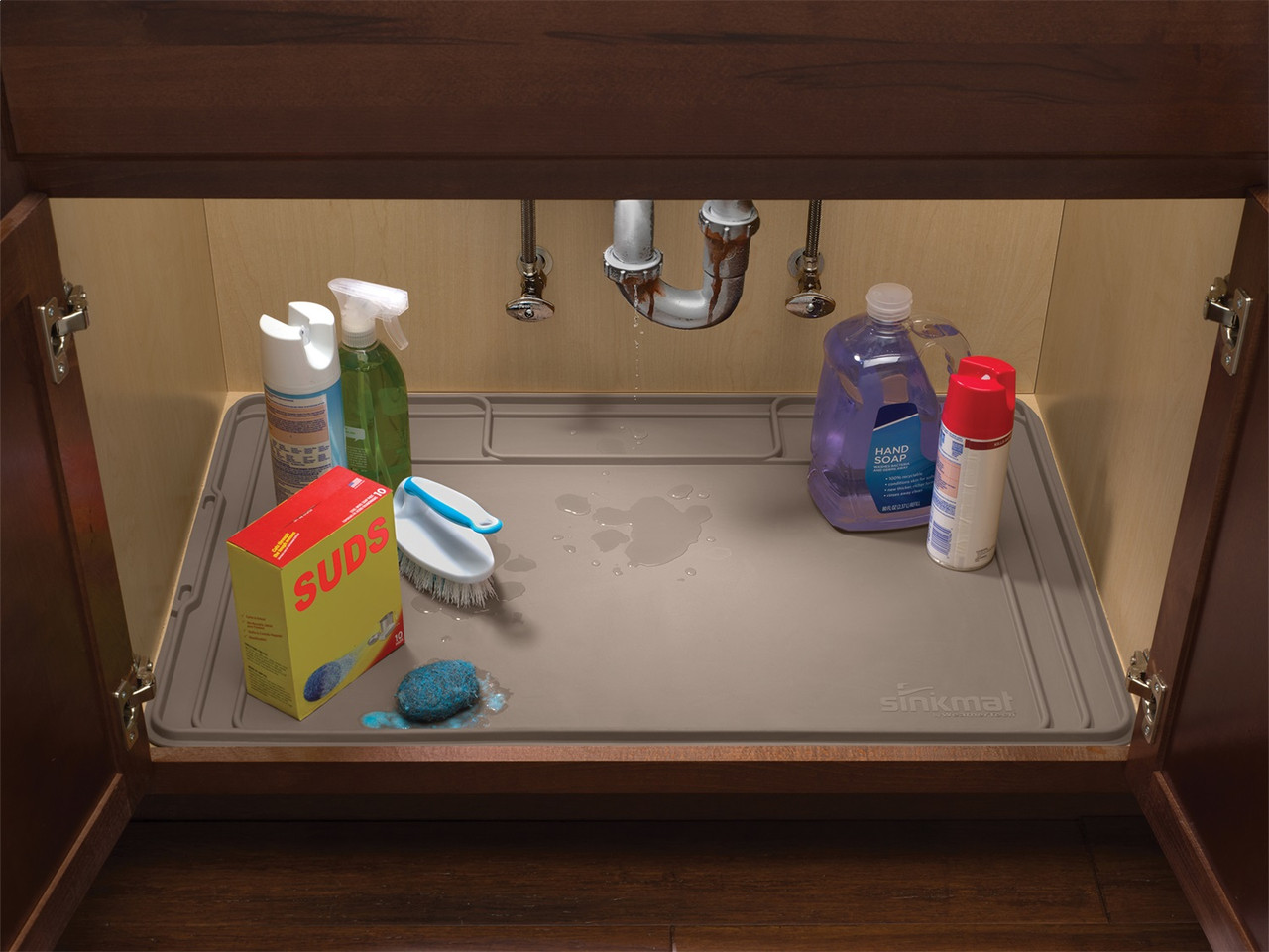 WeatherTech SinkMatTM; Tan; 28 3/8 in. X 19 7/8 in. USM02BXTN thumbnail 1