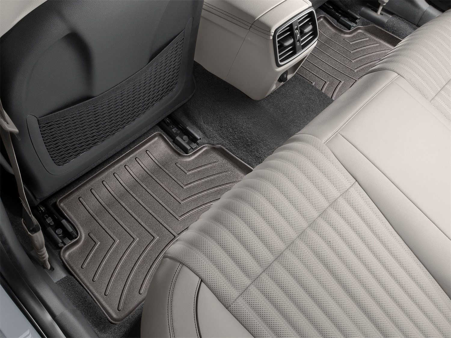 WeatherTech FloorLinerTM DigitalFit; Cocoa; Rear; 2 Piece 4714792 thumbnail 1