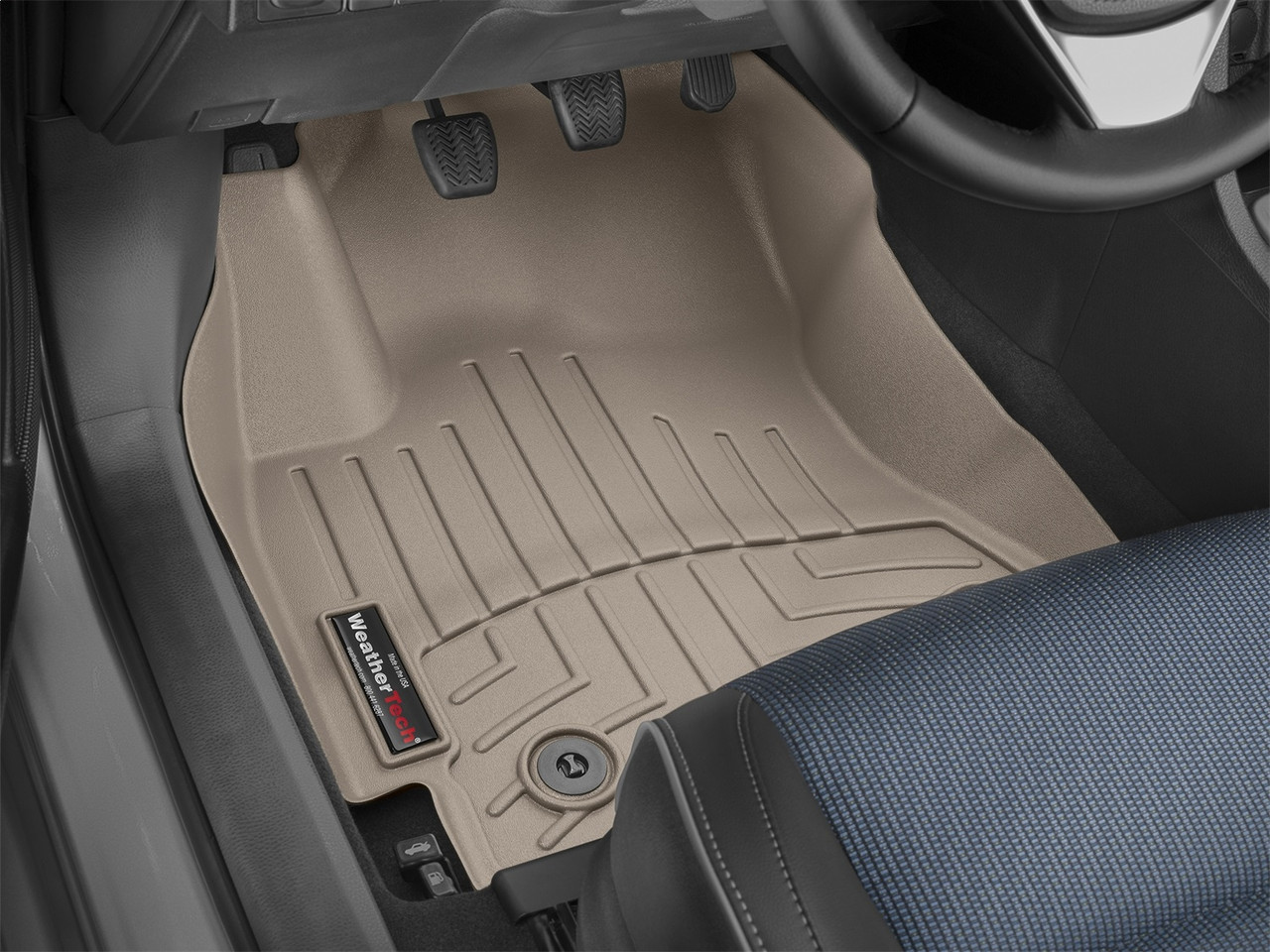 WeatherTech FloorLinerTM DigitalFit; Tan; Front 455941 thumbnail 1