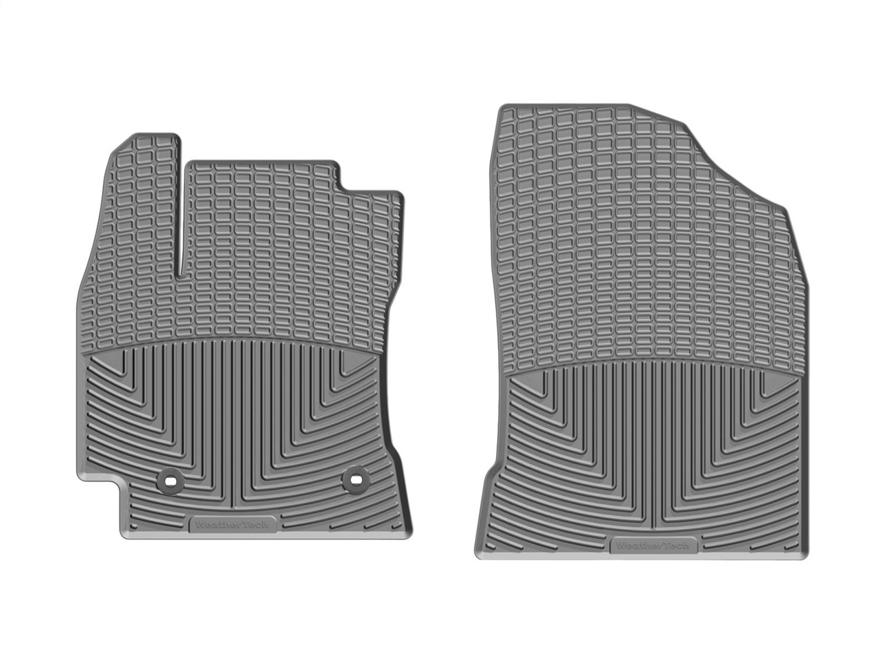WeatherTech All Weather Floor Mats; Gray; Front W320GR thumbnail 1