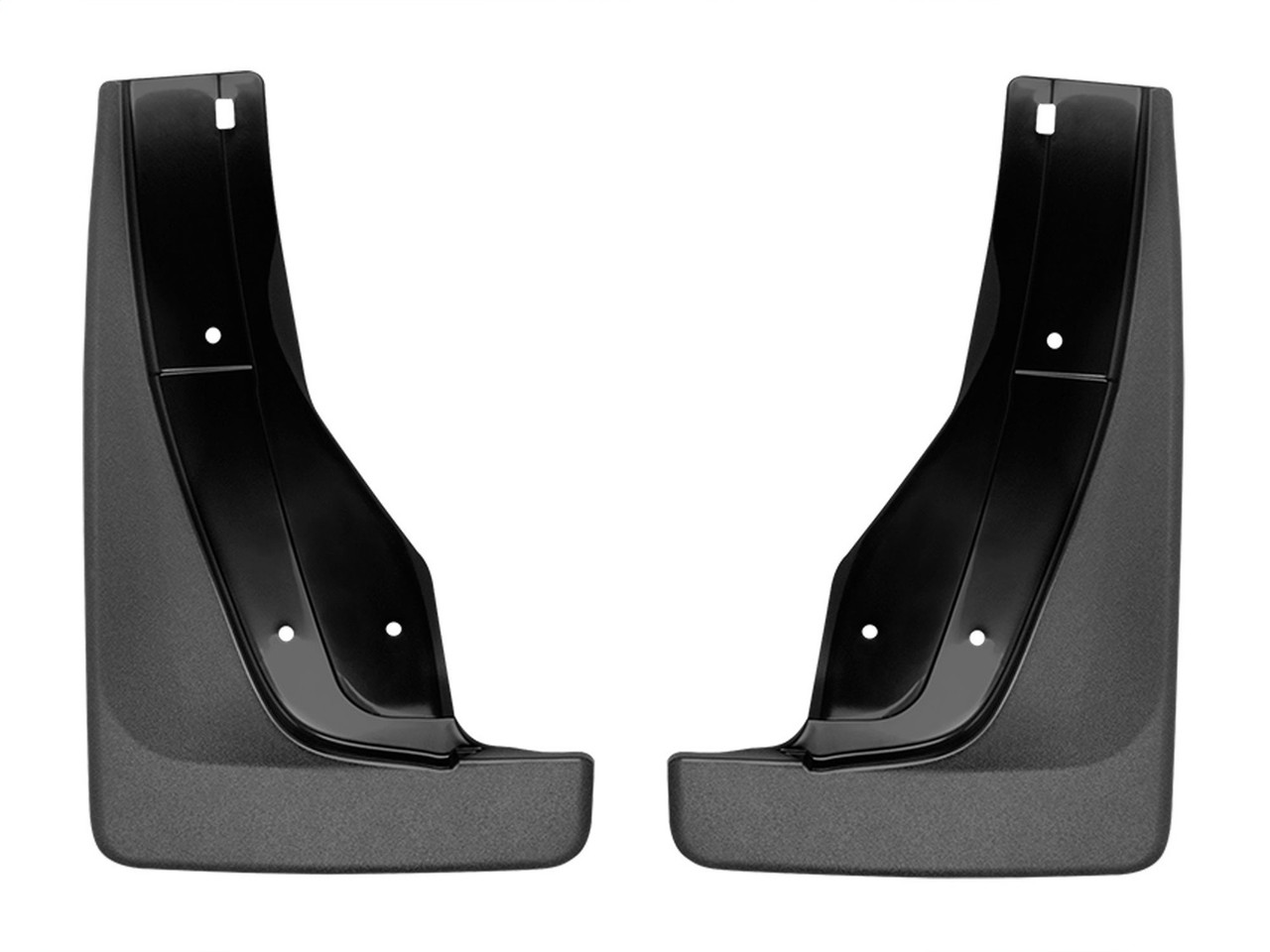 WeatherTech MudFlap No-Drill DigitalFit; Black 120124 thumbnail 1