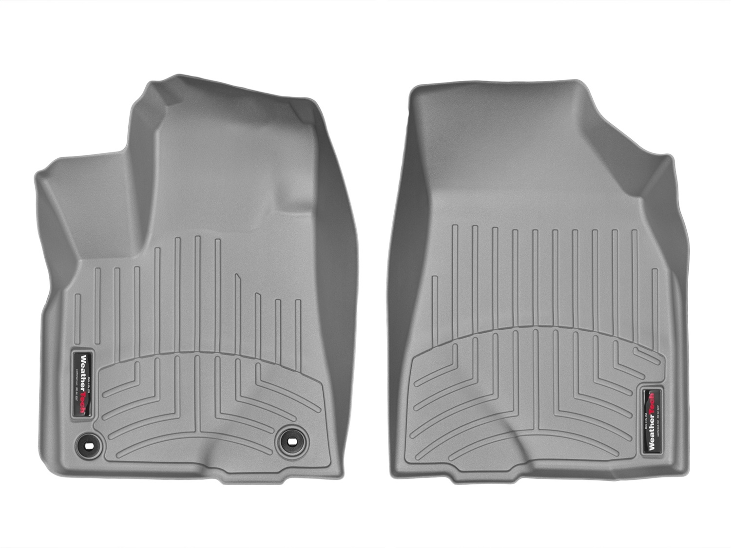 WeatherTech FloorLinerTM DigitalFit; Gray; Front 466321 thumbnail 1