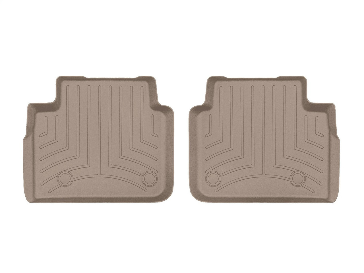 WeatherTech FloorLinerTM HP; Tan; Rear; 2 Pcs. 4516962IM thumbnail 0