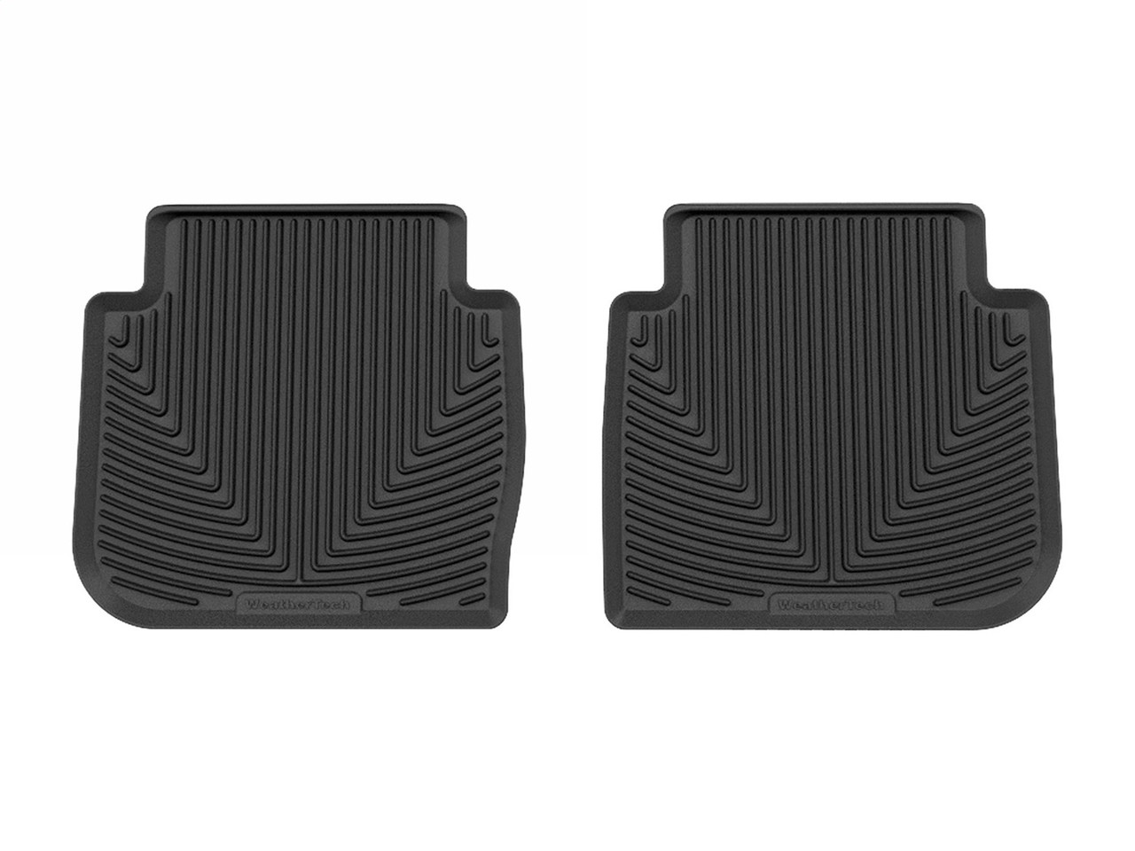 WeatherTech All Weather Floor Mats; Black; Rear W650 thumbnail 0