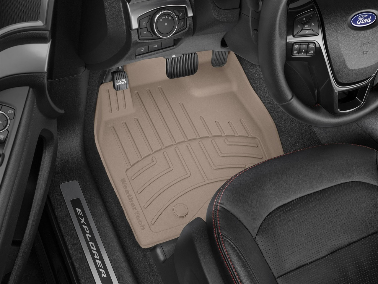 WeatherTech FloorLinerTM HP; Tan; Front 459811IM thumbnail 1