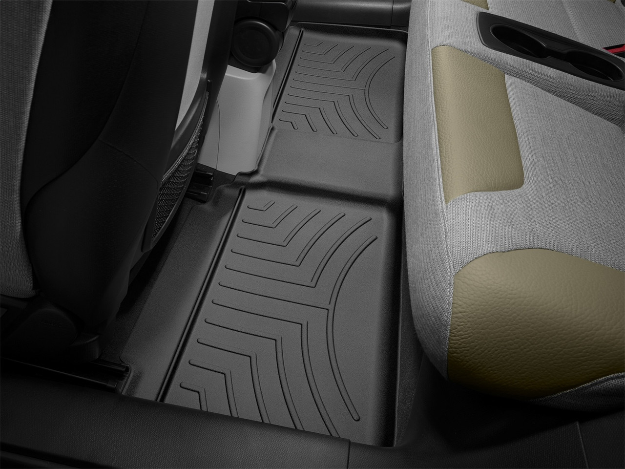 WeatherTech FloorLinerTM DigitalFit; Black; Rear 445692 thumbnail 1