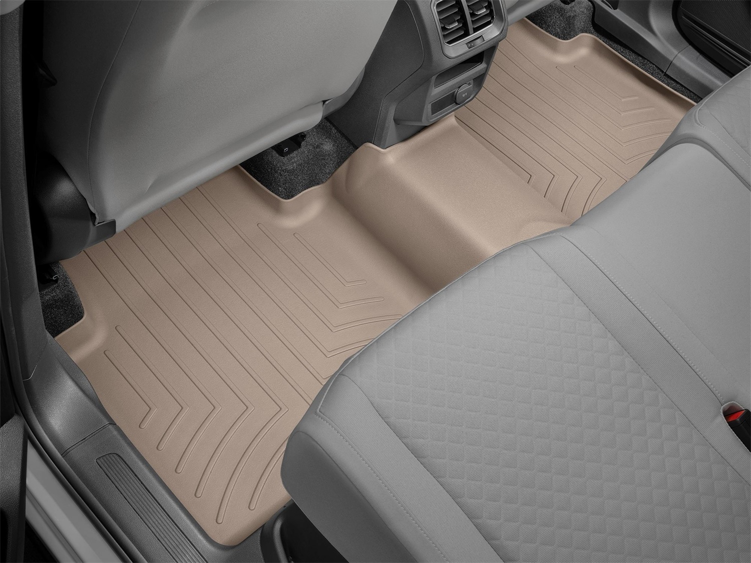 WeatherTech FloorLinerTM DigitalFit; Tan; Rear 459893 thumbnail 0