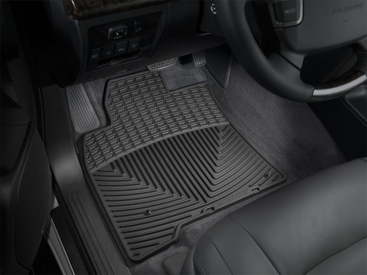 WeatherTech All Weather Floor Mats; Black; Front W126 thumbnail 0