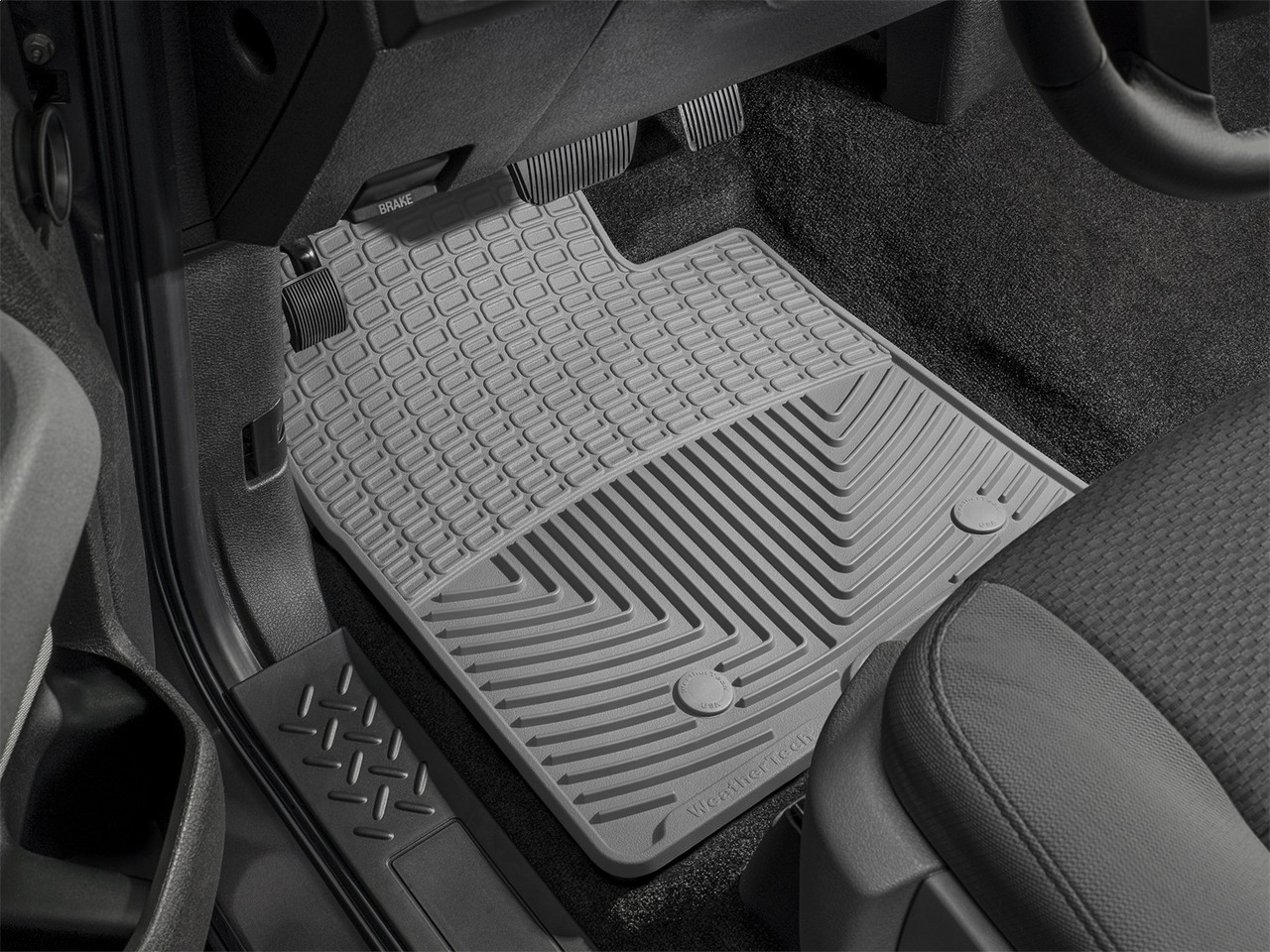 WeatherTech All Weather Floor Mats; Gray; Front and Rear WTCG039136 thumbnail 1