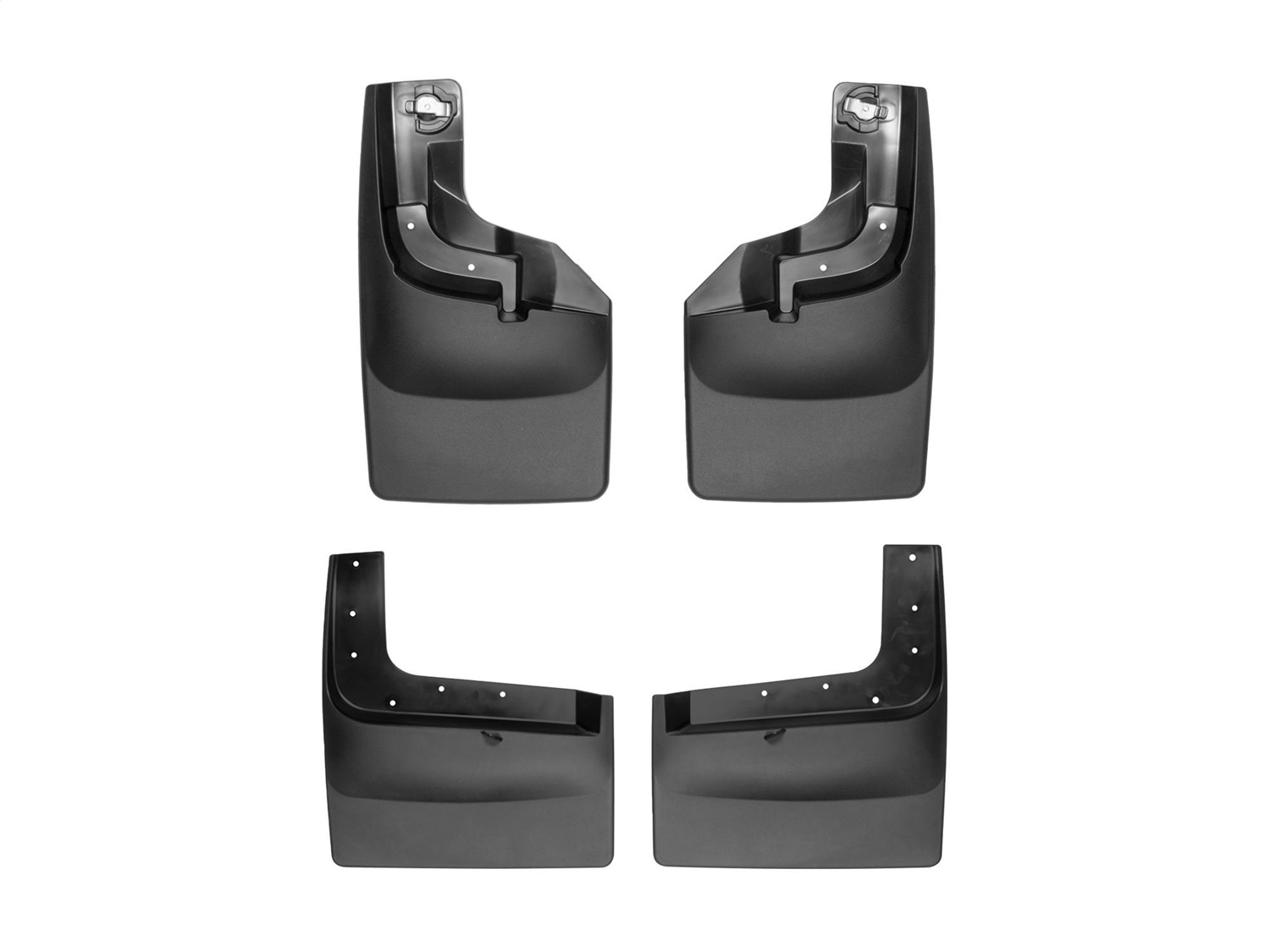 WeatherTech MudFlap No-Drill DigitalFit MudFlap Kit; Black 110002-120002 thumbnail 0
