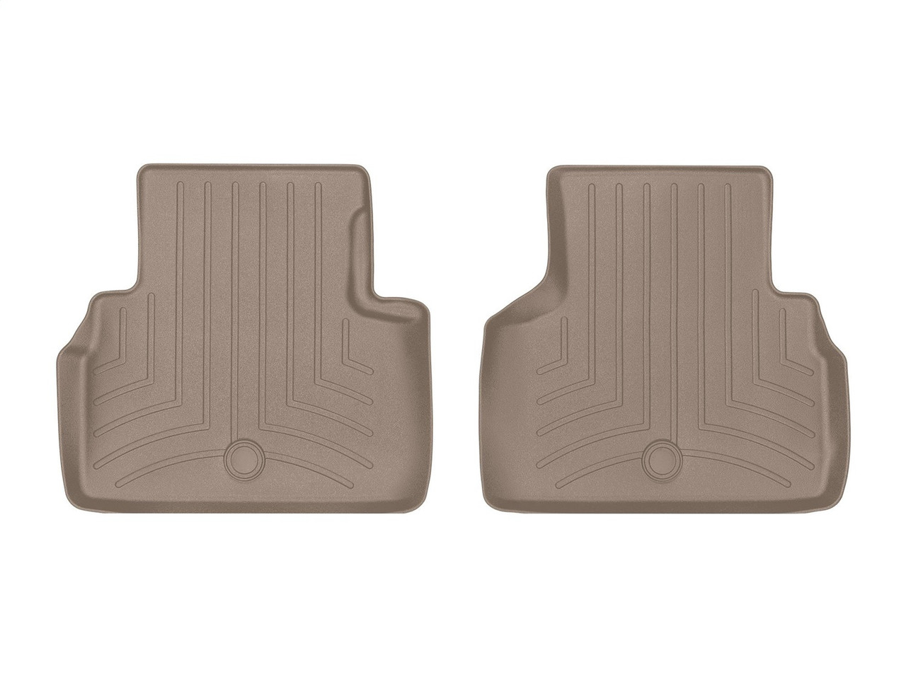 WeatherTech FloorLinerTM DigitalFit; Tan; Rear; 2 Piece 4512582 thumbnail 0