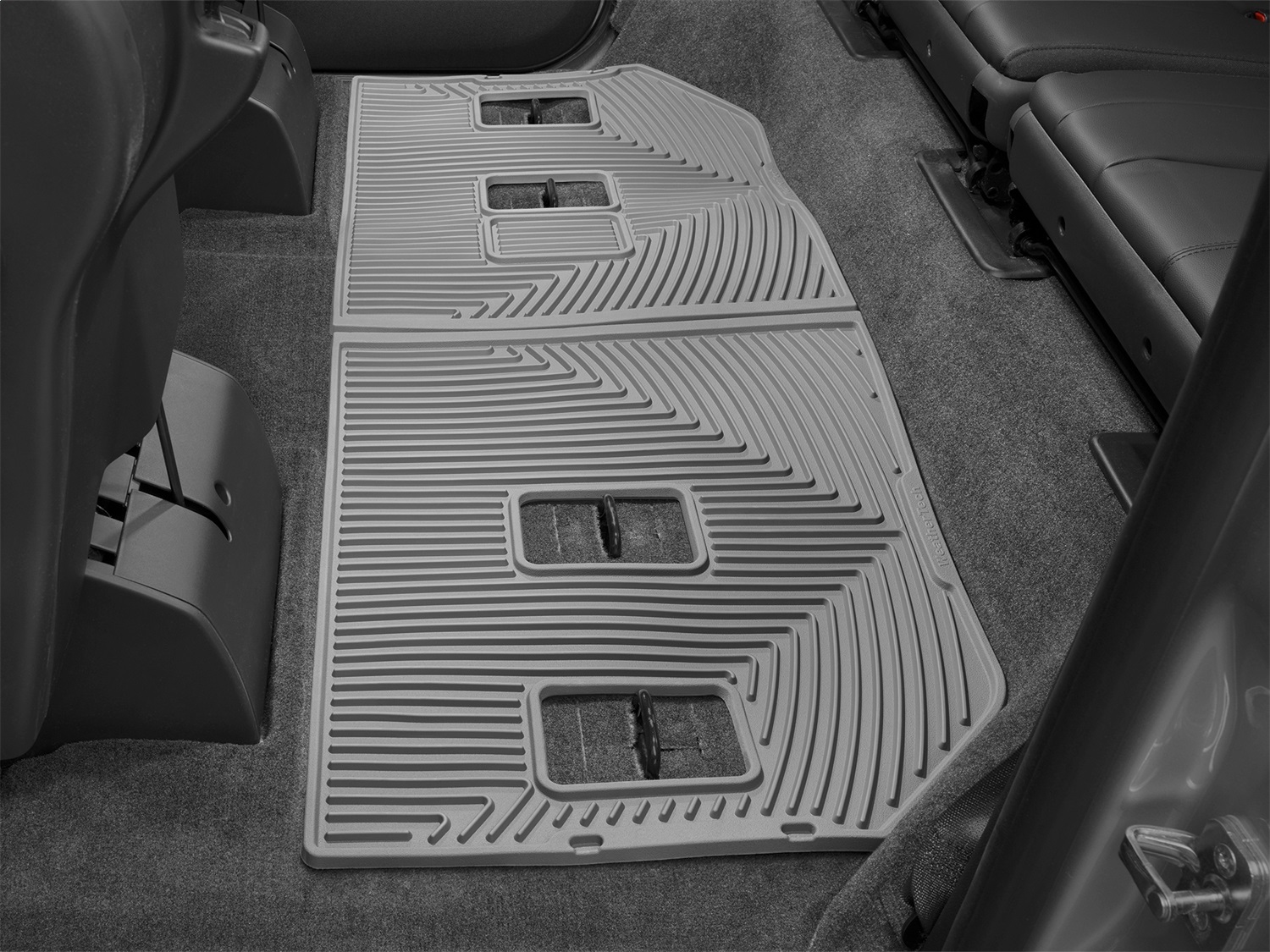 WeatherTech All Weather Floor Mats; Gray; Third Row W264GR thumbnail 1